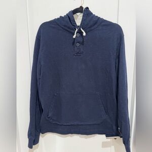 J Crew Men’s Blue Cotton Pull Over Sweatshirt Size medium